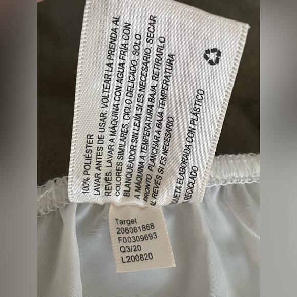 Mia & Mimi Target 3-6m Baby Girl Red Velvet long Sleeve White Skirt Dress - Picture 10 of 16